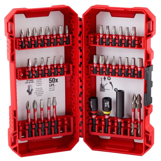 Milwaukee 48-32-4013 SHOCKWAVE IMPACT DUTY Drill and Driver Bit Set 50-Piece
