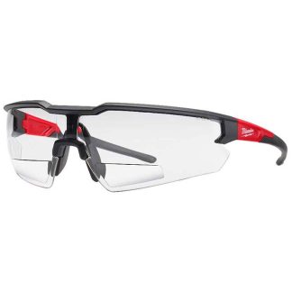 Milwaukee 48-73-2203 Safety Glasses +1.50 Magnified Clear Anti-Scratch Lenses - Polybag