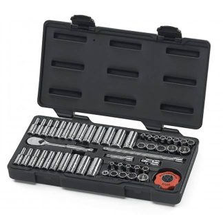 GearWrench 80301 51-Piece 1/4" Drive 12-Point Standard and Deep SAE/Metric Mechanics Tool Set
