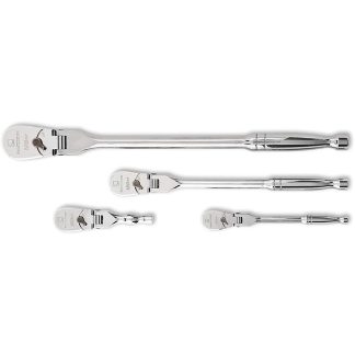 GearWrench 81230P 120XP Full Polish Flex Teardrop Ratchet Set 4-Piece