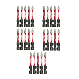 Milwaukee 48-32-4160 SHOCKWAVE Impact PH1 x 2" Phillips Bit 25-Pack