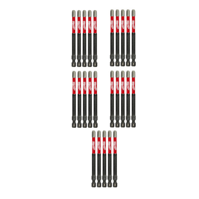 Milwaukee 48-32-4192 SHOCKWAVE Impact PH3 x 3-1/2" Phillips Bit 25-Pack