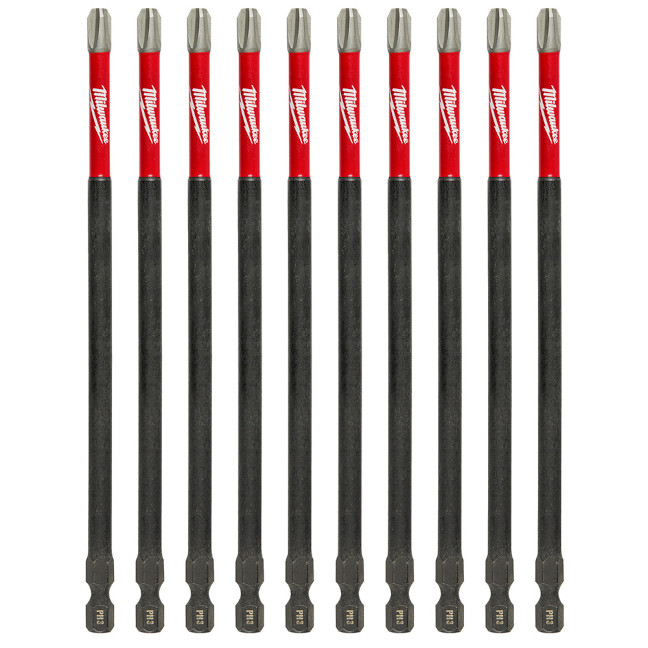 Milwaukee 48-32-4216 SHOCKWAVE Impact SQ3 X 6” Square Bits 10-Pack