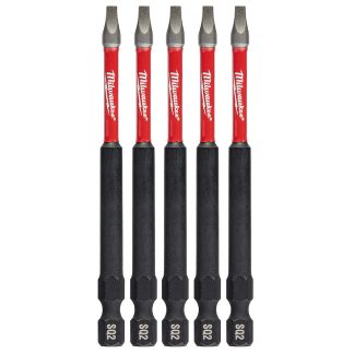 Milwaukee 48-32-4574 SHOCKWAVE™ Impact SQ2 x 3-1/2” Square Bits 5-Pack