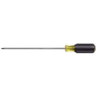 Klein 665 #1 Square Recess Tip Screwdriver with Cushion-Grip and 8" Shank