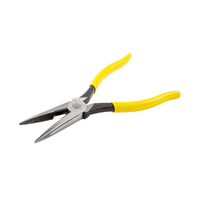 Klein D203-8 8" Long Nose Side-Cutting Pliers