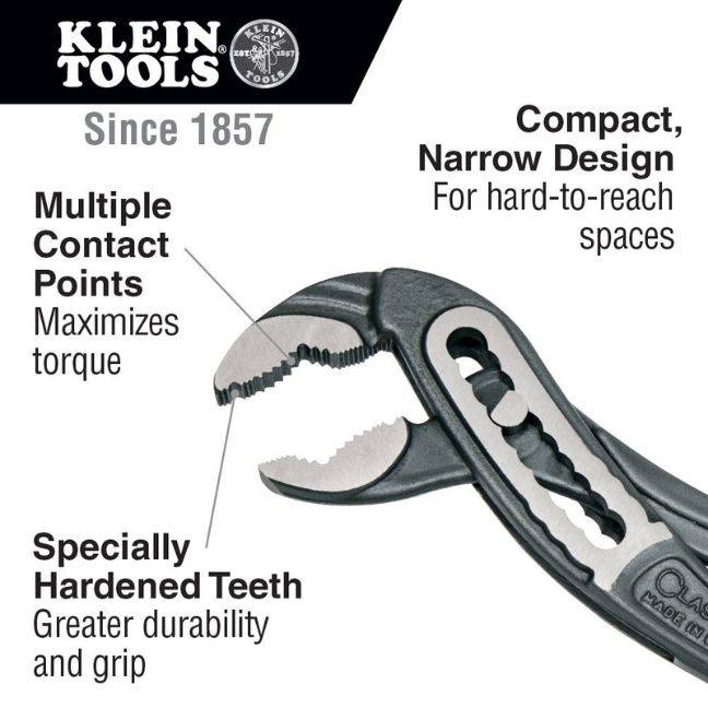 Klein D504-10 10" Classic KLAW Pump Pliers