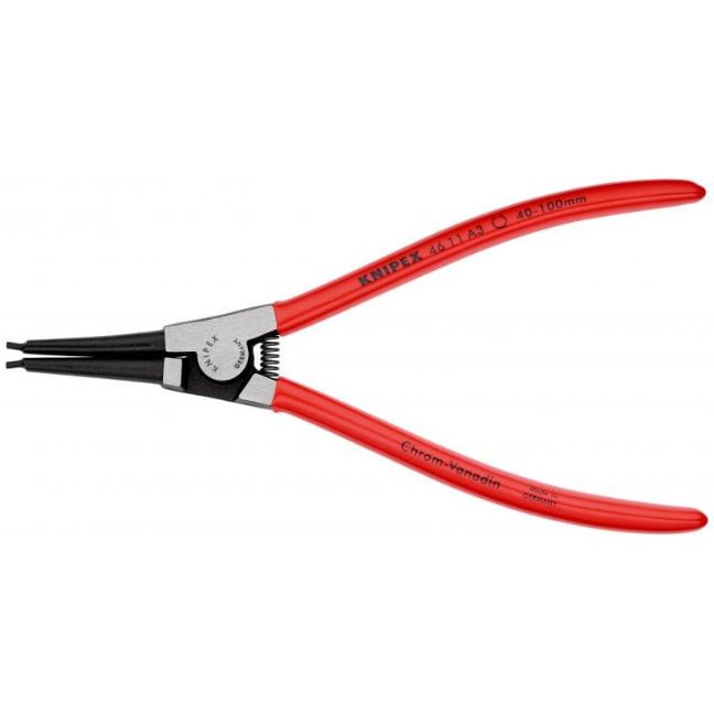 Knipex 4611A3 8-1/4" (210mm) External Circlips Pliers - Forged Tips