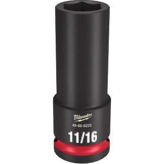 Milwaukee 49-66-6225 SHOCKWAVE™ Impact Duty 1/2" Drive 11/16" Deep 6 Point Socket