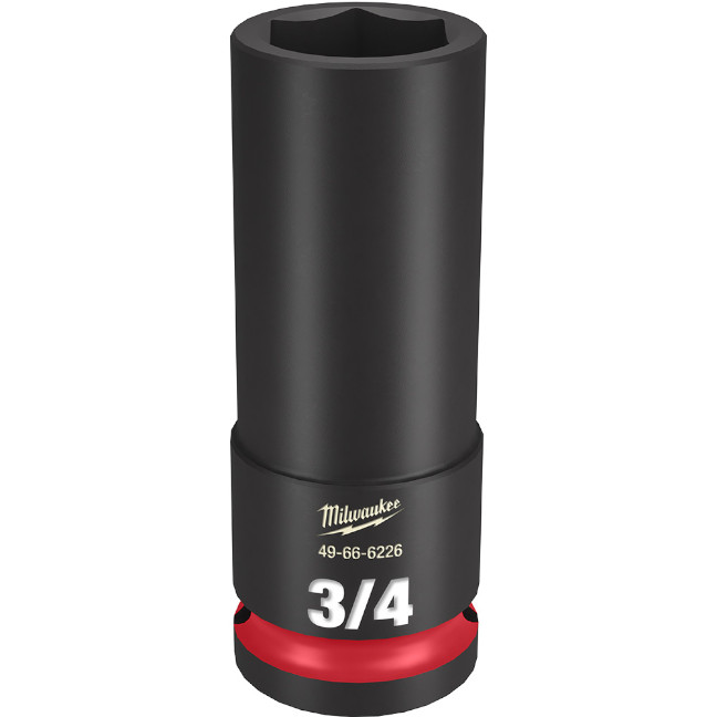 Milwaukee 49-66-6226 SHOCKWAVE™ Impact Duty 1/2" Drive 3/4" Deep 6 Point Socket