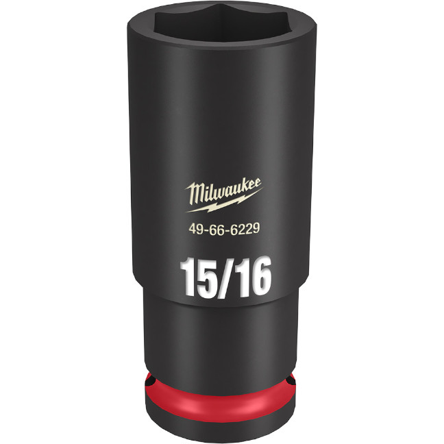 Milwaukee 49-66-6229 SHOCKWAVE™ Impact Duty 1/2" Drive 15/16" Deep 6 Point Socket