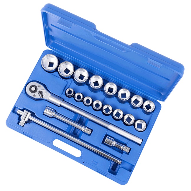Jet 600407 SW7521M-HD 21-Piece 3/4" Drive Metric Socket Set - 12 Point