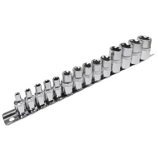 Jet 601810 SS314TS 14-Piece 1/4", 3/8", 1/2" Drive E Torx Socket Set