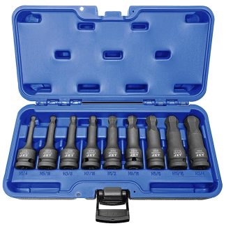 Jet 610332 BNH-912 9-Piece 1/2" Drive SAE Ball Nose Hex Impact Socket Set