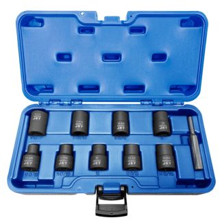 Jet 610392 PST-1012 10-Piece 1/2" Drive Twist Impact Socket Set