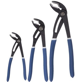 Jet 730381 JRWP-3S 3-Piece Push Button Ratcheting Water Pump Plier Set