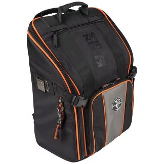 Klein 55655 Tradesman Pro™ Tool Station Tool Bag Backpack with Worklight 21 Pockets 17.25"