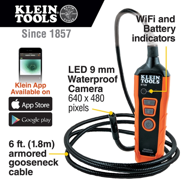 Klein ET20 WiFi Borescope - Image 2