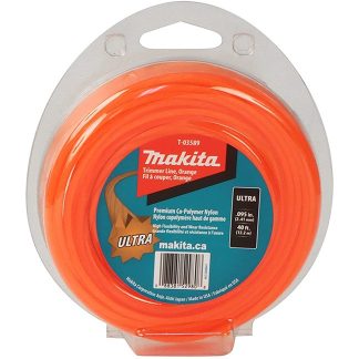Makita T-03589 Ultra Trimmer Line 0.095" x 40ft Loop - Orange