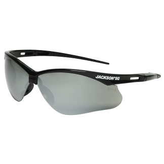 Jackson 50006 SG Series Premium Anti-Scratch Safety Glasses-Smoke-12 pk
