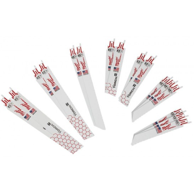 Milwaukee 49-22-3316 SAWZALL Metal Cutting Bi-Metal Recip Blade Set-16 Piece
