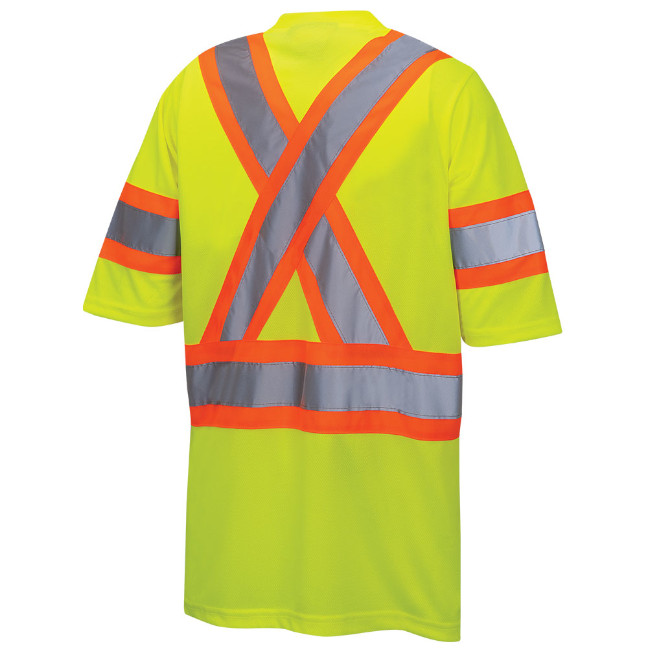 Pioneer Hi-Viz Birdseye Safety T-Shirt