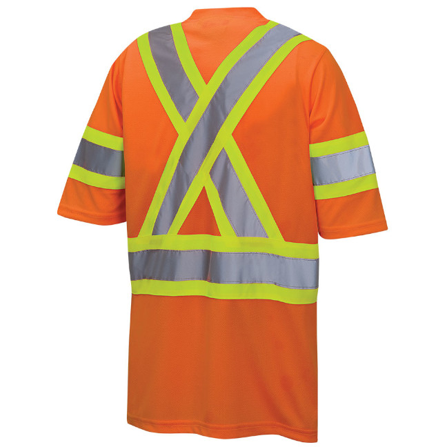 Pioneer Hi-Viz Birdseye Safety T-Shirt - Image 3