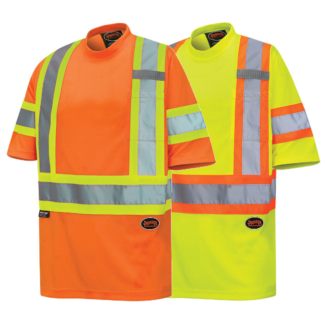 Pioneer Hi-Viz Birdseye Safety T-Shirt