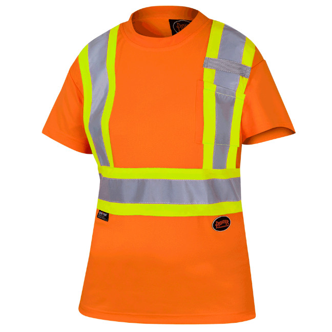 Pioneer Women's Hi-Viz Birdseye Safety T-Shirt - Image 3