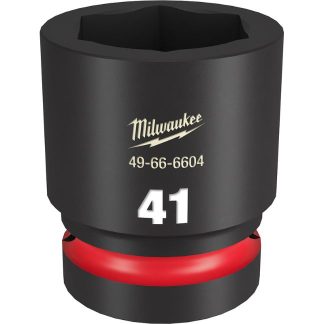 Milwaukee 49-66-6604 SHOCKWAVE Impact Duty 1" Drive 41MM Standard Metric 6-Point Socket