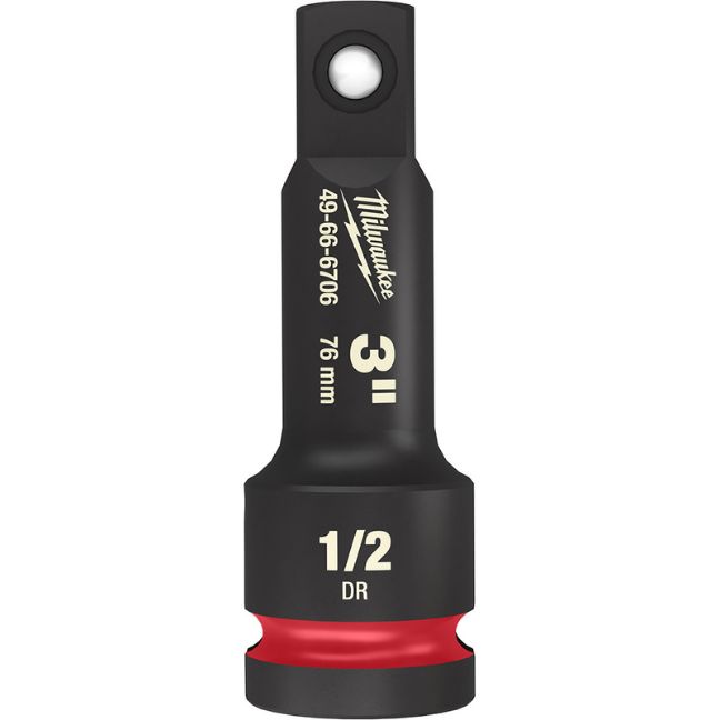 Milwaukee 49-66-6706 SHOCKWAVE Impact Duty 1/2"Drive 3" Extension