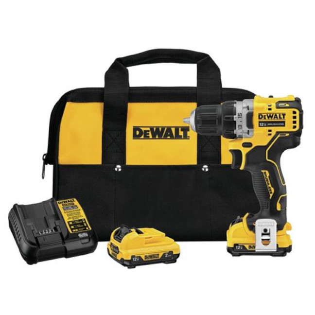 DeWalt DCD701F2 12V MAX XTREME 3/8” Drill Driver Kit