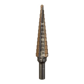 Milwaukee 48-89-9281 Cobalt Step Drill Bit #1 (1/8" to 1/2")