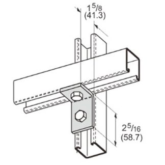 PeakSource S2102 2-Hole Corner Angle Electrogalvanized (EG) Steel