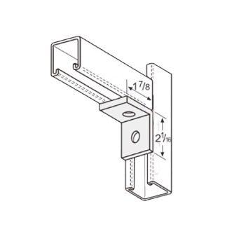 PeakSource S2103 2-Hole Corner Angle EG 1-7/8" x 2-1/16"