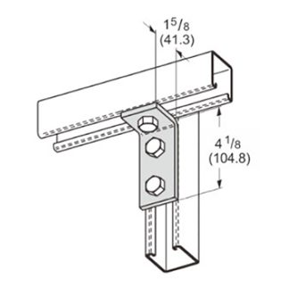 PeakSource S3107 3-Hole Corner Angle 304 SS 1-5/8" x 4-1/8"
