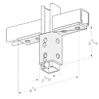 PeakSource S2423 10-Hole Double Wing Connection