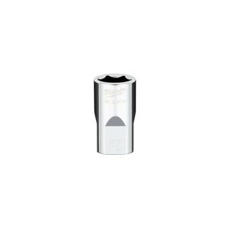 Milwaukee 45-34-9116 1/2" Drive 15mm Metric 6-Point Standard Socket with FOUR FLAT Sides
