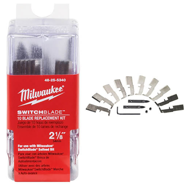 Milwaukee 48-25-5335 2" SWITCHBLADE™ 10-Blade Replacement Kit