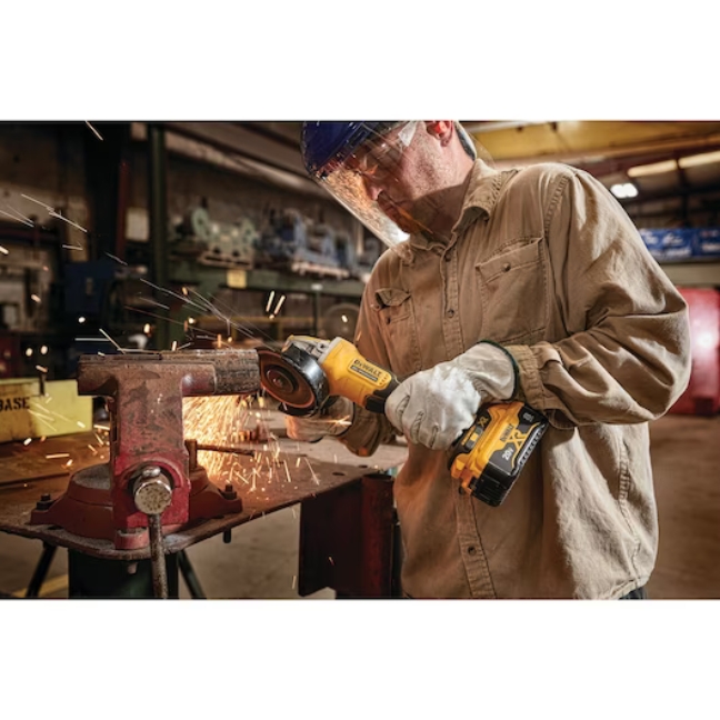 DeWalt DCG415B 20V MAX XR POWER DETECT 4-1/2"- 5" Brushless Small Angle Grinder - Tool Only - Image 4