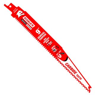 Diablo DS0909CGP3C 9" 6/9TPI Carbide General Purpose Reciprocating Saw Blade 3pk