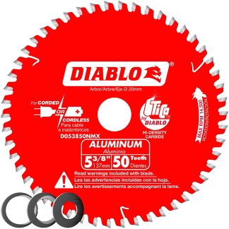 Diablo D053850NMX 5-3/8" x 50 Tooth Aluminum Cutting Saw Blade