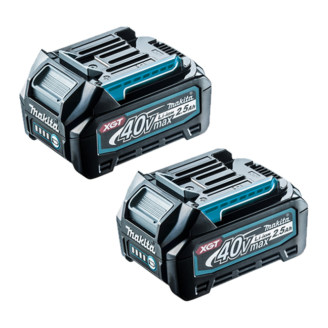 Makita BL4025-2 40V MAX XGT 2.5Ah Li-Ion Battery 2-Pack