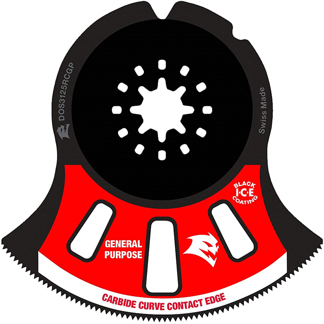 Diablo DOS3125RCGP 3-1/8" Starlock Carbide Oscillating Blade for General Purpose Cuts 1pk