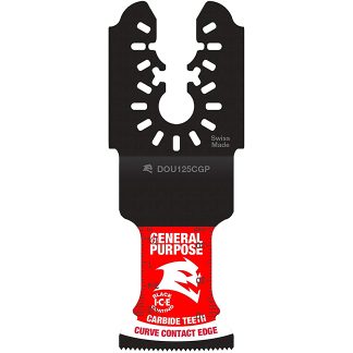 Diablo DOU125CGP3 1-1/4" Universal Fit Carbide Oscillating Blade for General Purpose Cuts 3-Pack