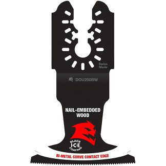 Diablo DOU250BW 2-1/2" Universal Fit Bi-Metal Oscillating Blade for Nail-Embedded Wood 1pk