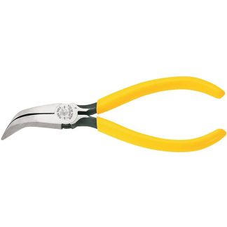 Klein D302-6 6-1/2" Curved Long-Nose Pliers