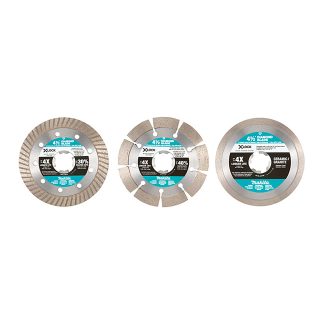 Makita E-12647 4-1/2" X-Lock Diamond Blade Assortment 3-Pack