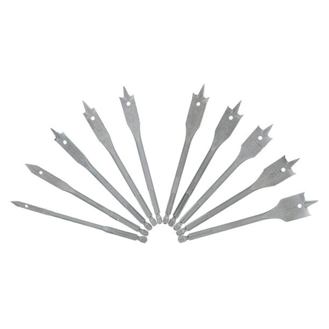 AvantiPRO PSP0010-S10 Avanti Pro 10-Piece HCS Spade Bit Set