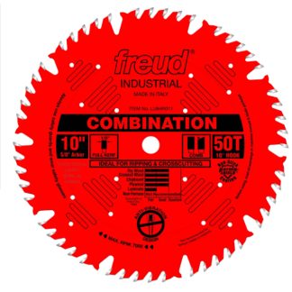 Freud LU84R011 10" x 50T x 5/8" Combination Saw Blade